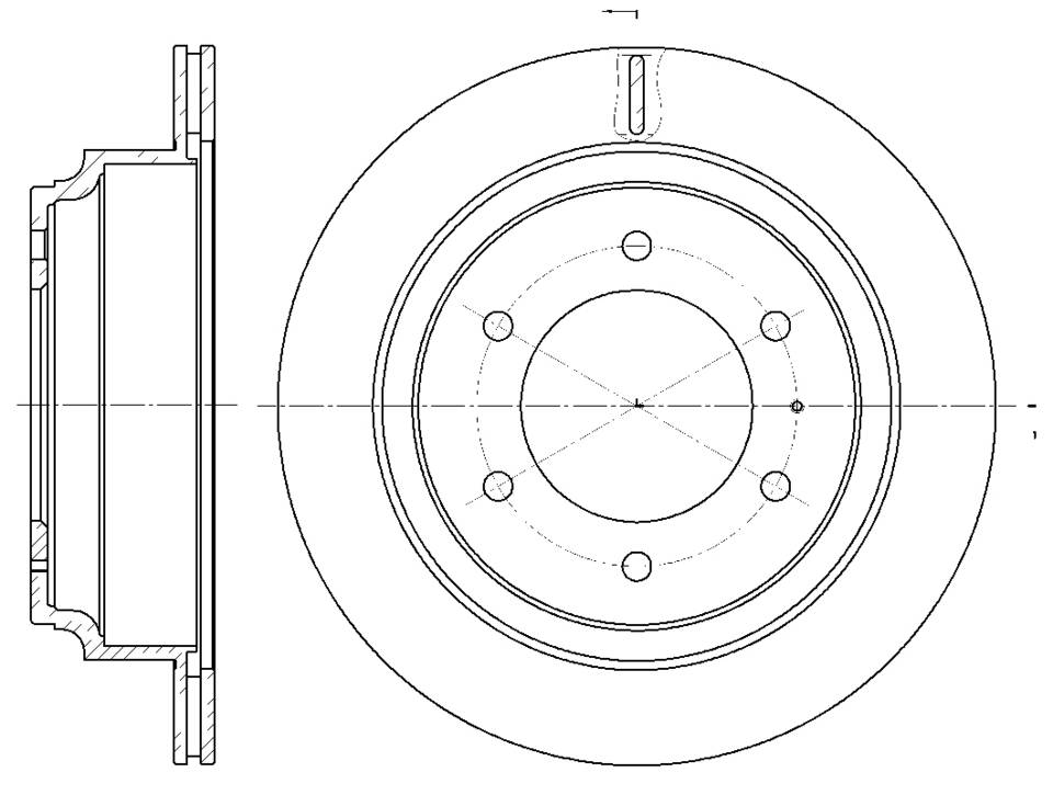 Диск тормозной вентилируемый G-brake  GR-02149