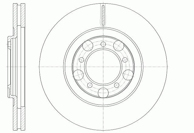 Диск тормозной вентилируемый G-brake  GR-02342