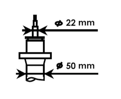 Стойка JETT  V33-044 (334834) 50 мм