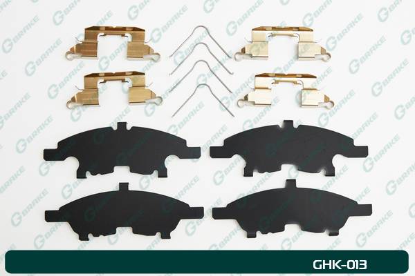 Комплект пластин для тормозных колодок G-brake GHK-013