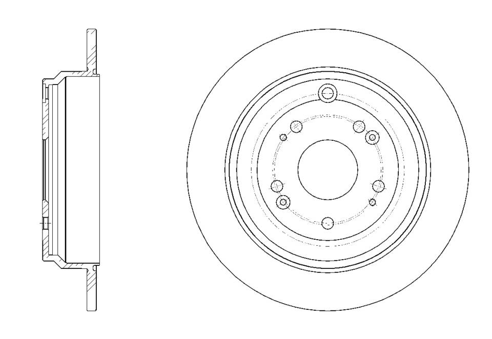 Диск тормозной G-brake  GR-12041