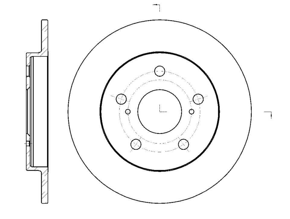 Диск тормозной G-brake  GR-01745