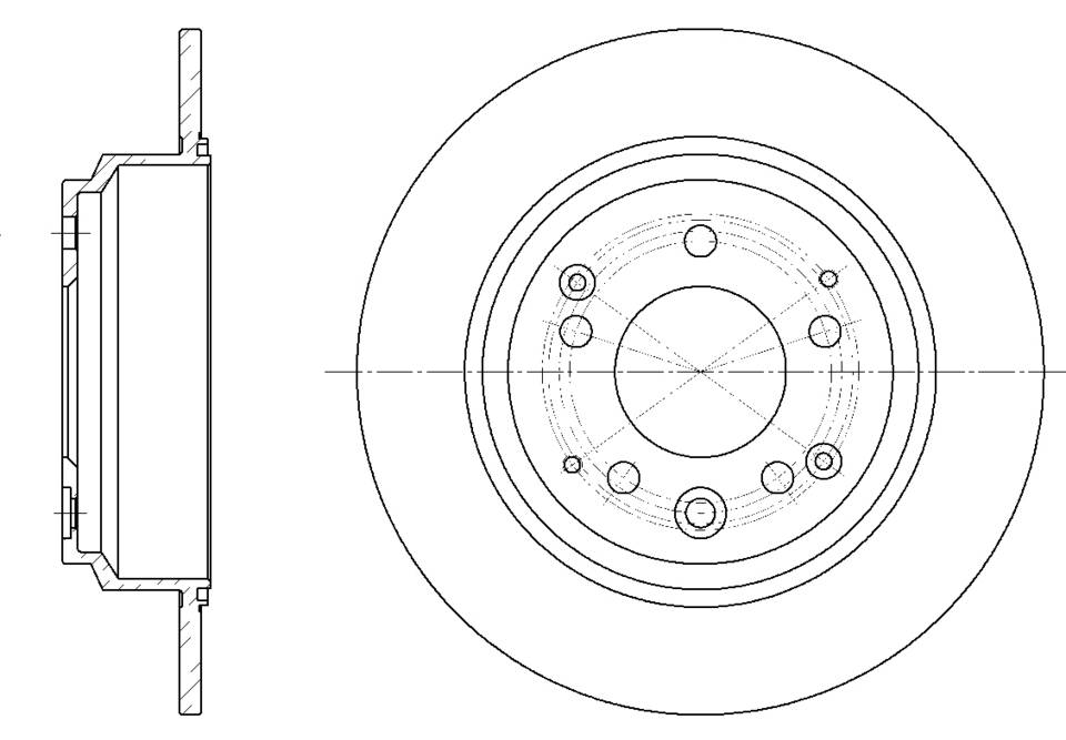 Диск тормозной G-brake  GR-01135