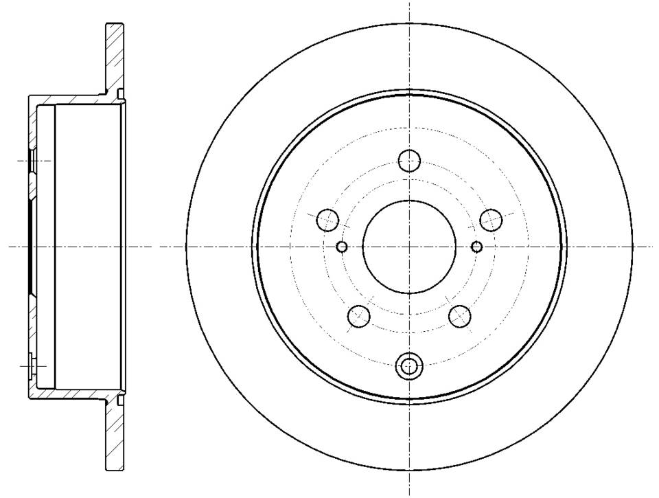 Диск тормозной G-brake  GR-01807