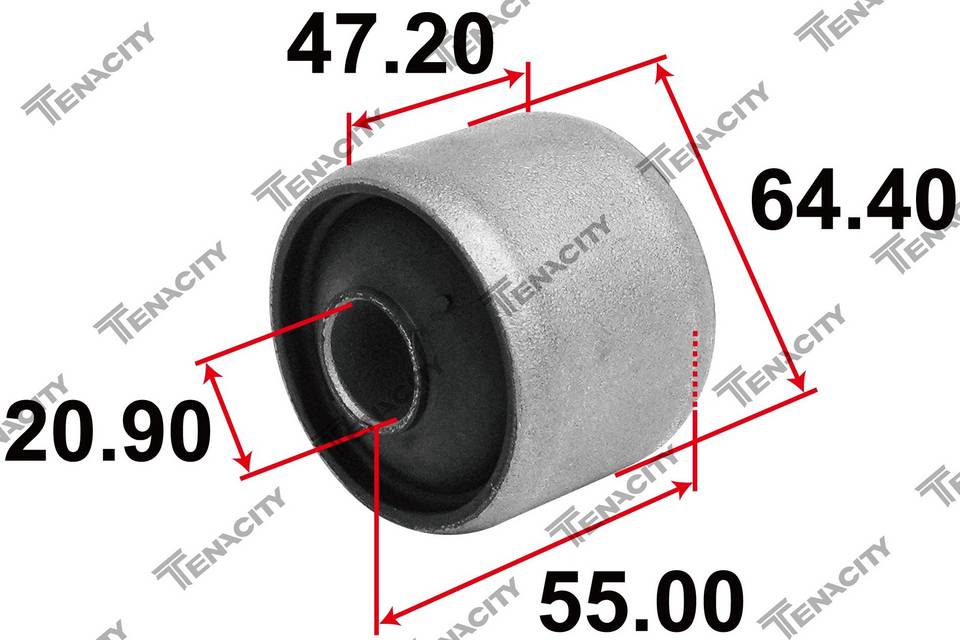 Сайлентблок рычага Tenacity (4245) AAMNI1234 Rear (без обоймы)