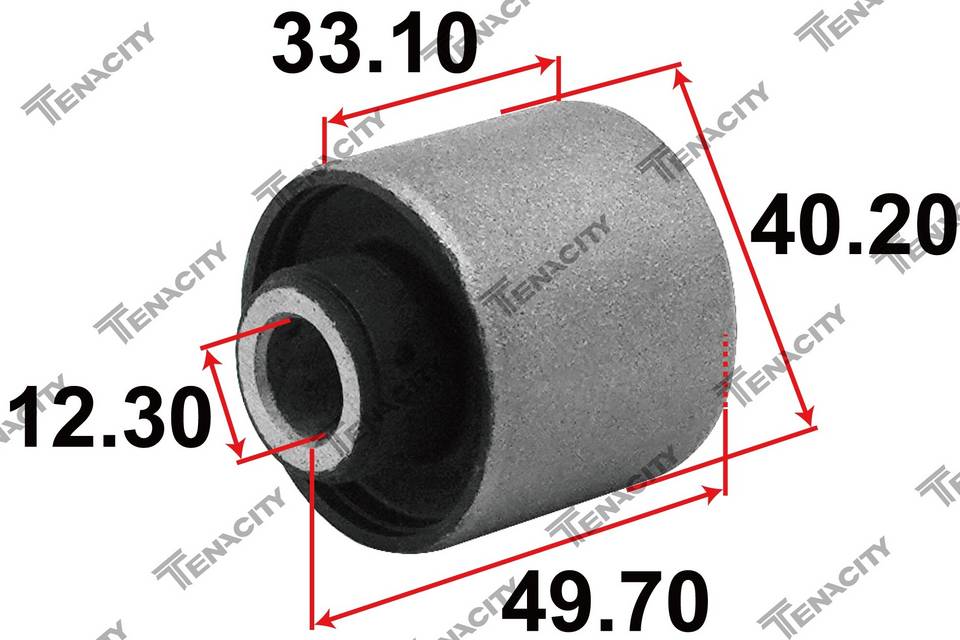 Сайлентблок рычага резиновый Tenacity (3425) AAMMI1123 Outer