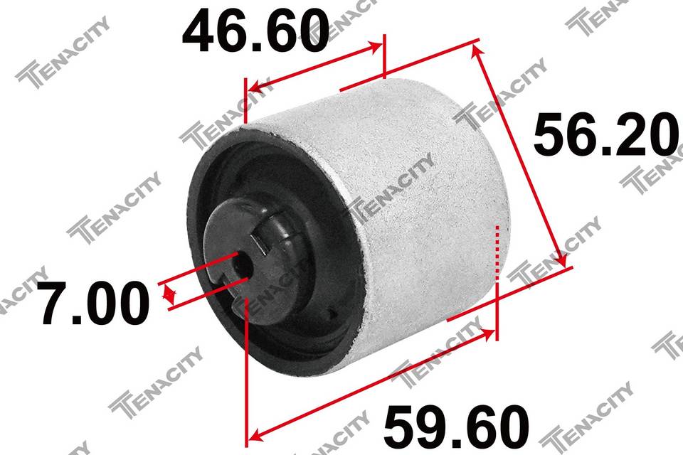 Сайлентблок рычага Tenacity (4246) AAMNI1235 Rear (без обоймы)