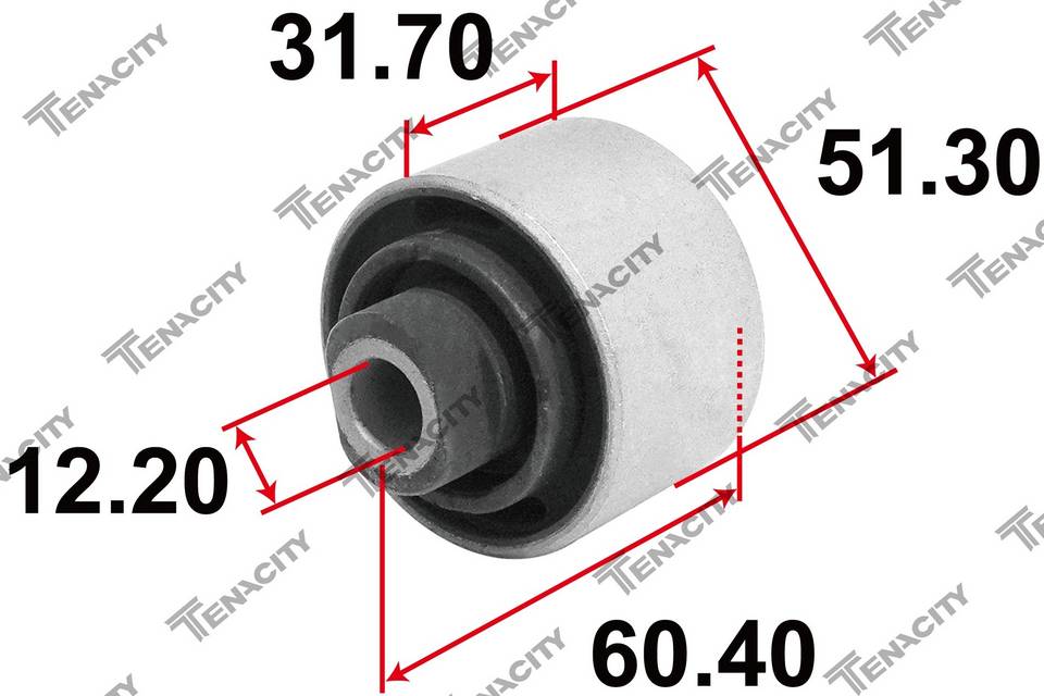 Сайлентблок рычага Tenacity (4281) AAMAU1007