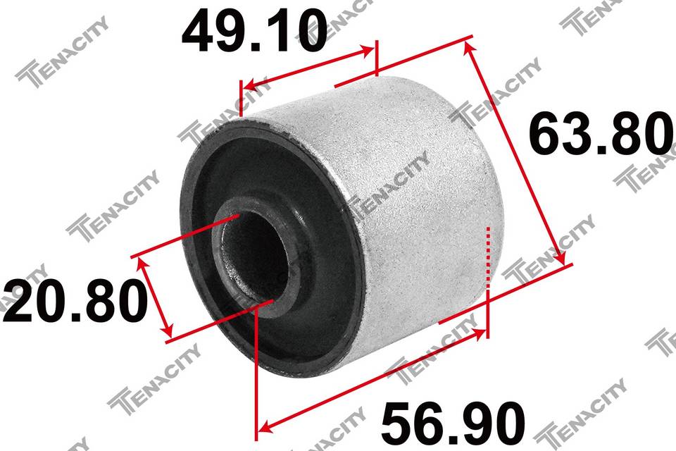 Сайлентблок рычага Tenacity (4247) AAMNI1236 Rear (без обоймы)