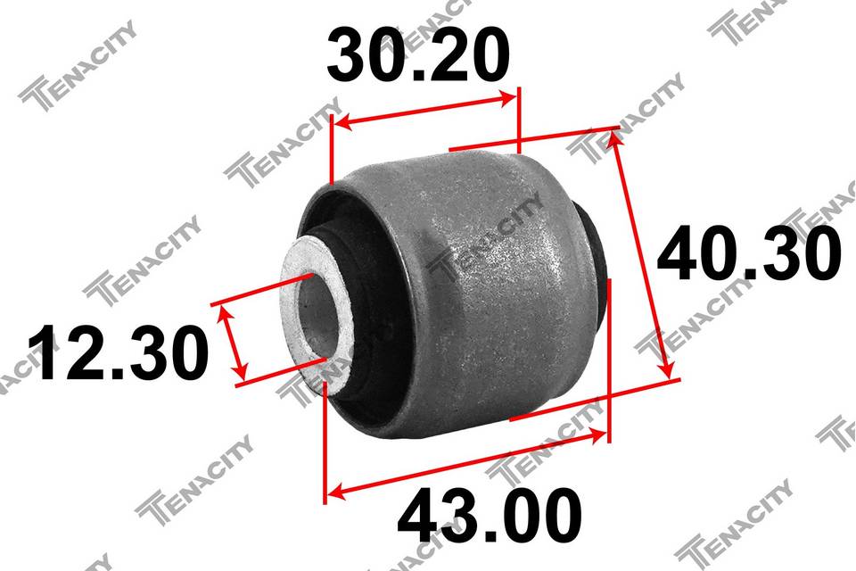 Сайлентблок поворотного кулака Tenacity (4357) AAMTO1418 Upper