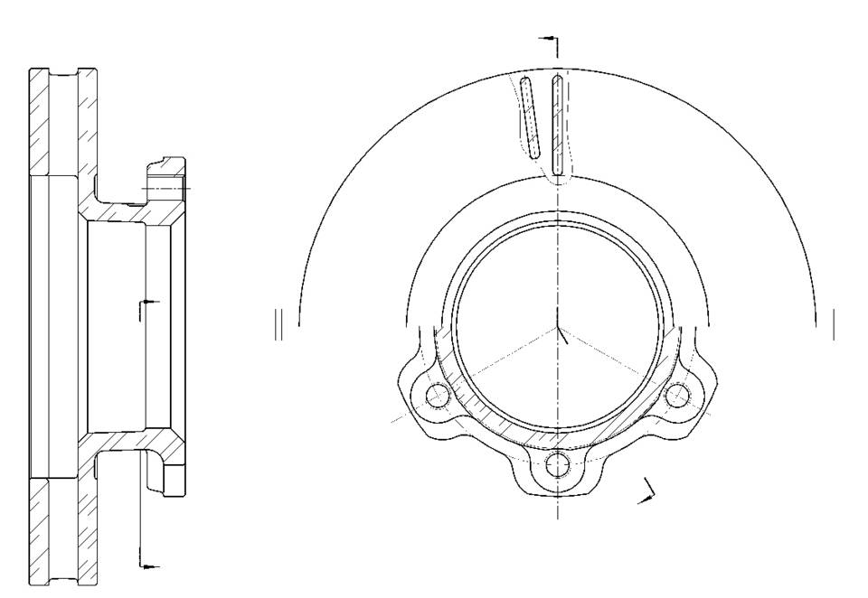Диск тормозной вентилируемый G-brake  GR-32359