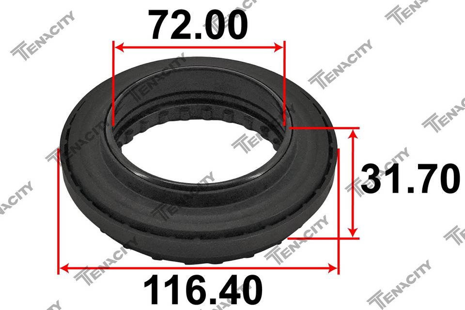 Подшипник опоры амортизатора Tenacity (3783) ABRBE1010