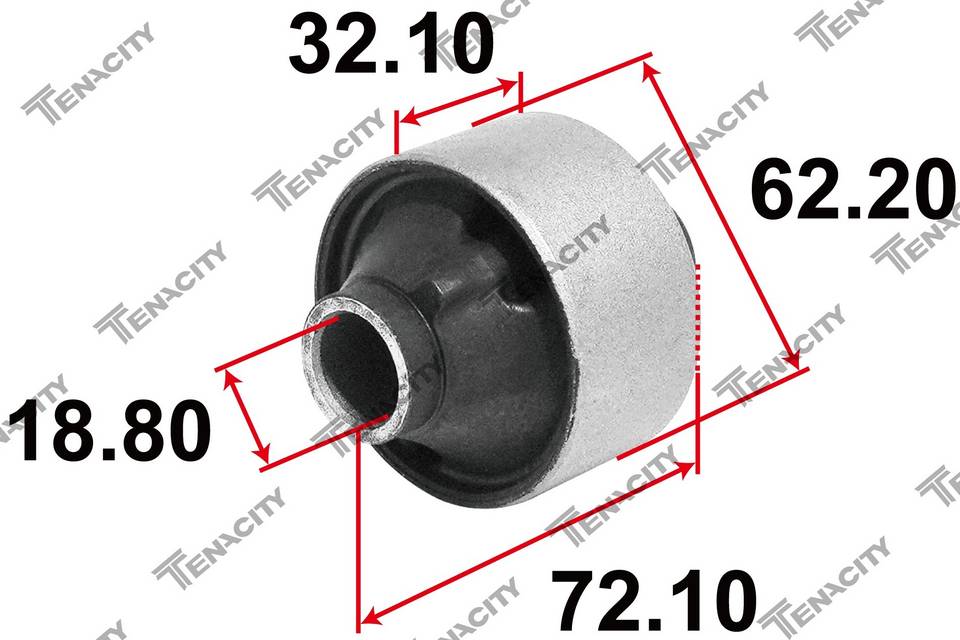 Сайлентблок рычага Tenacity (4052) AAMTO1371 Rear