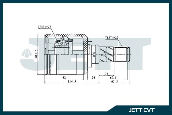 ШРУС внутренний  JETT V40-1062