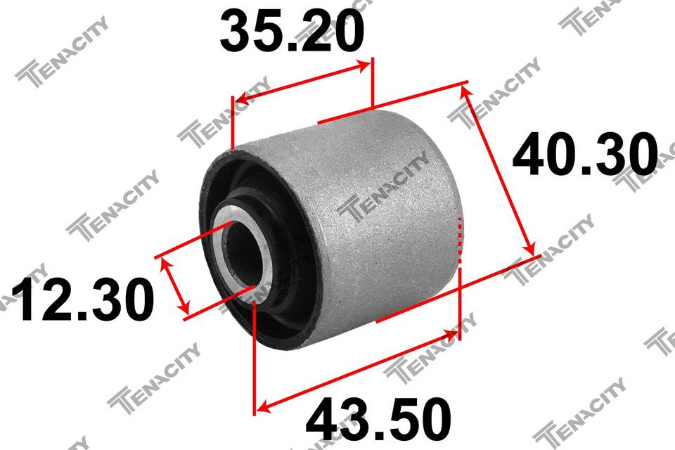 Сайлентблок рычага Tenacity (4095) AAMNI1222 Middle