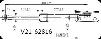 Амортизатор багажника JETT  V21-62816