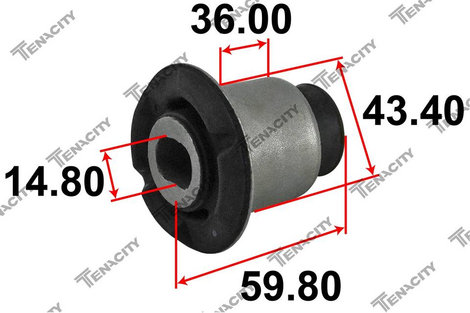 Сайлентблок задней балки Tenacity (4457) AAMMA1142