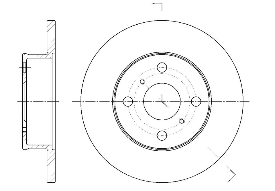 Диск тормозной G-brake  GR-01265