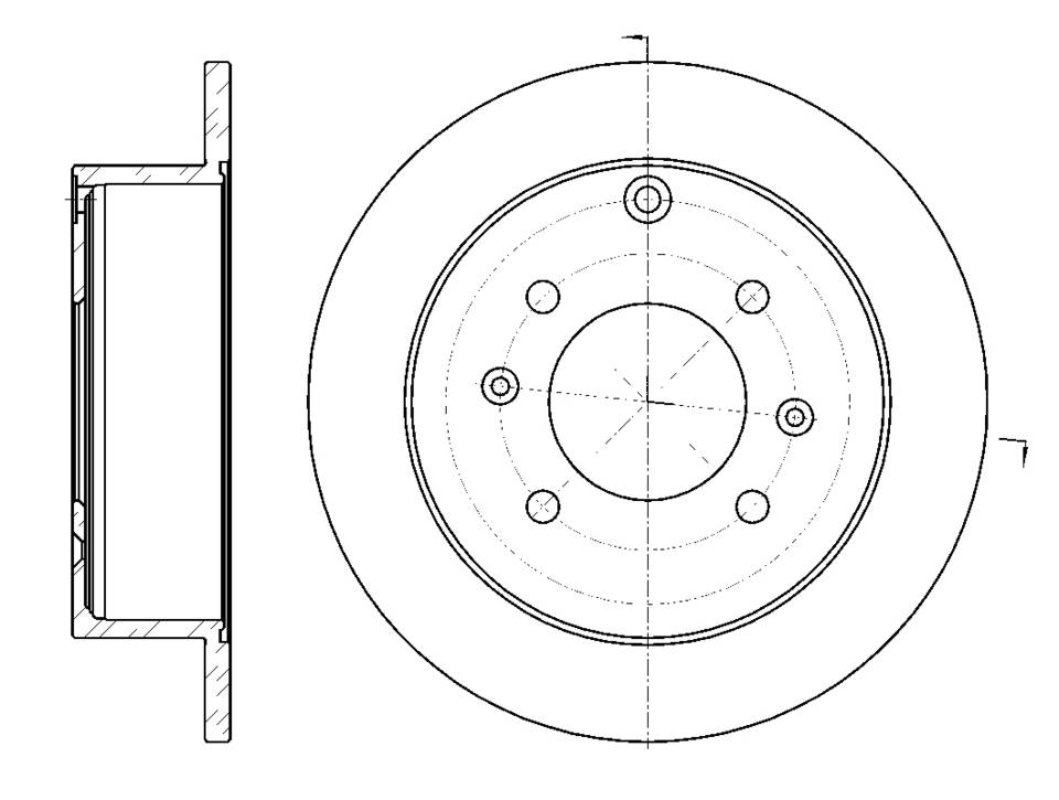 Диск тормозной G-brake  GR-01637