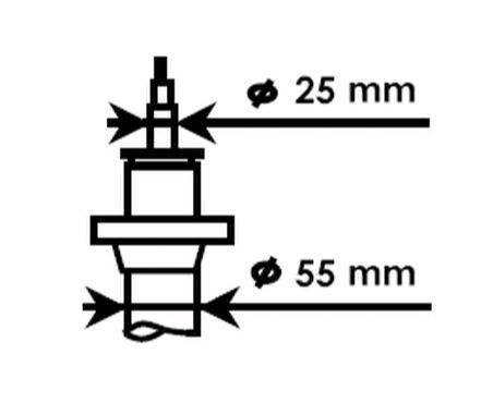 Стойка JETT  V33-032 (335808) 55 мм