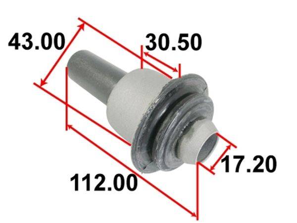 Сайлентблок подрамника Tenacity (800) AAMNI1068 Rear