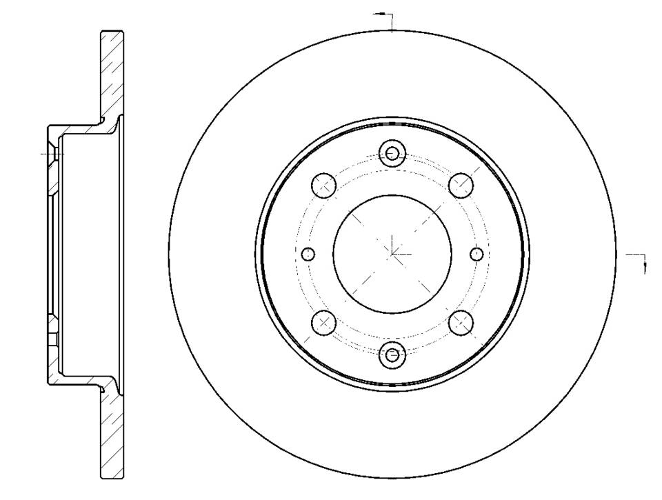 Диск тормозной G-brake  GR-01729