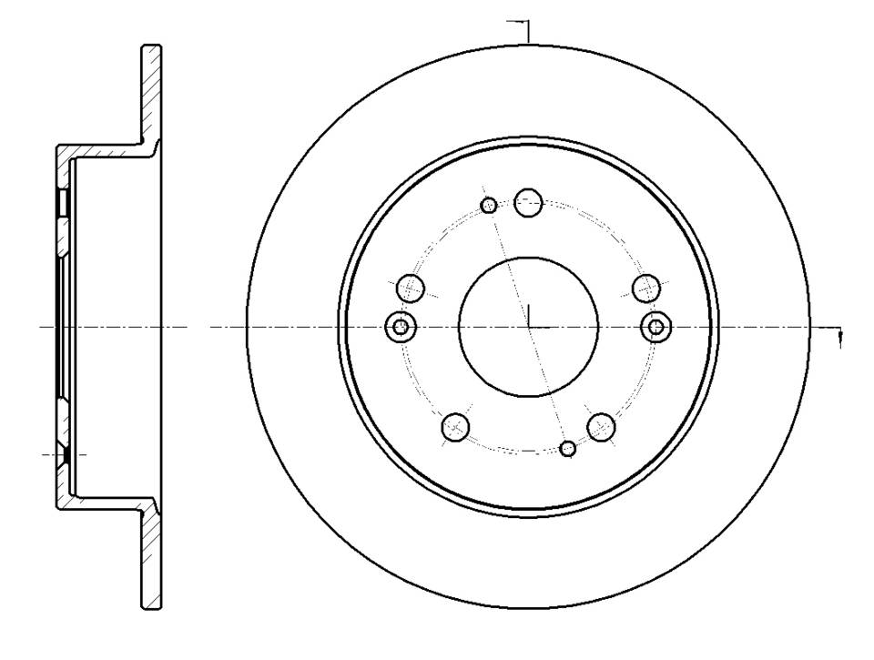 Диск тормозной G-brake  GR-01857