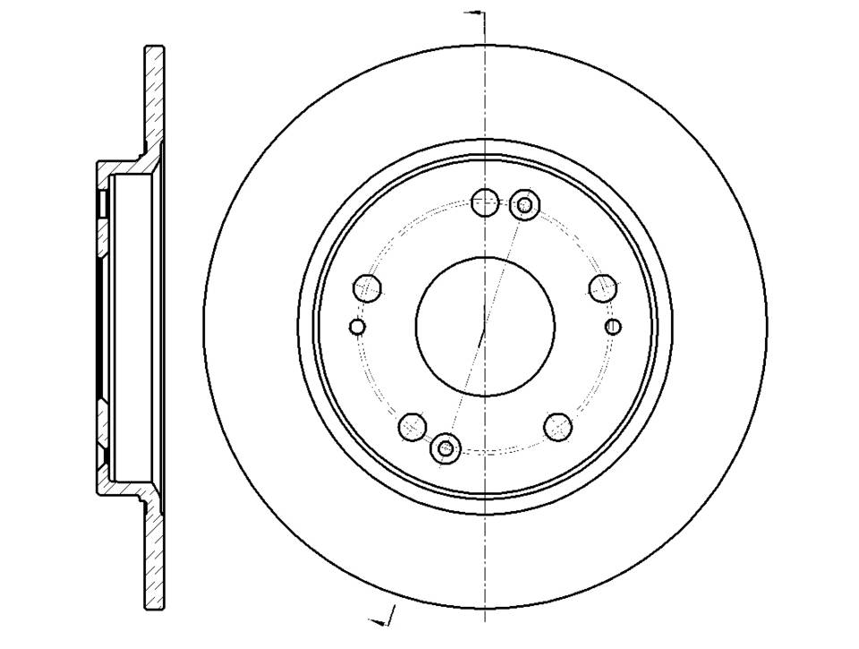 Диск тормозной G-brake  GR-01906