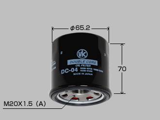 Фильтр  масляный  VIC  Double Core  DC-04 (C-224)