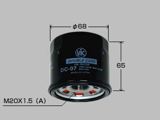 Фильтр  масляный  VIC  Double Core  DC-07 (C-901)