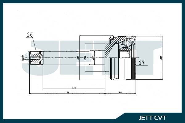 ШРУС внешний  JETT V41-9490
