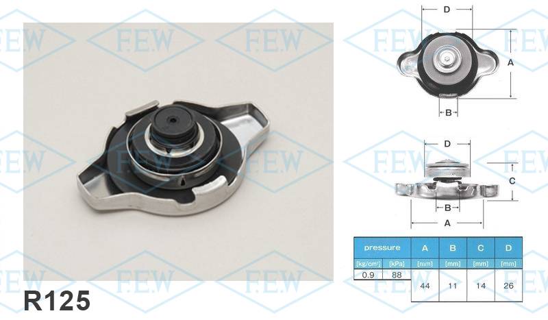 Крышка радиатора FUTABA  R125   (0.9 кг/см2)