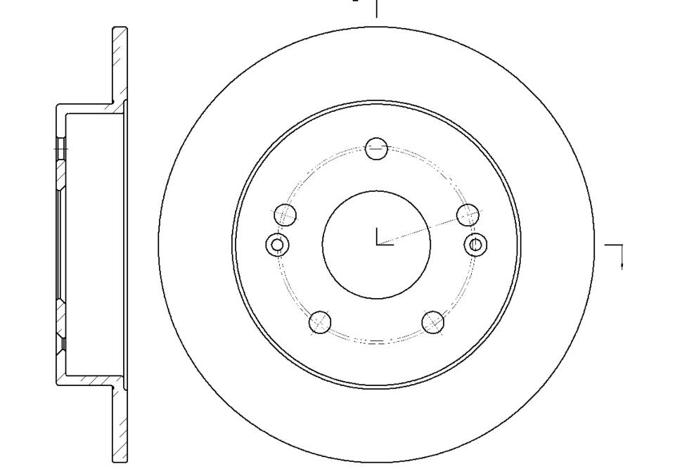 Диск тормозной G-brake  GR-01353