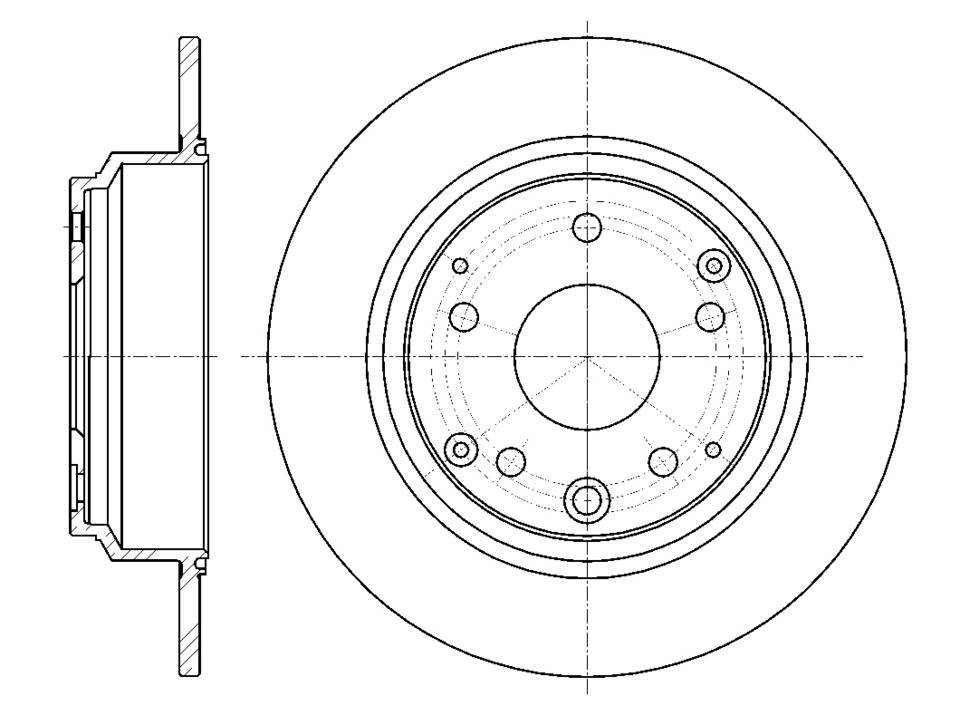 Диск тормозной G-brake  GR-01670