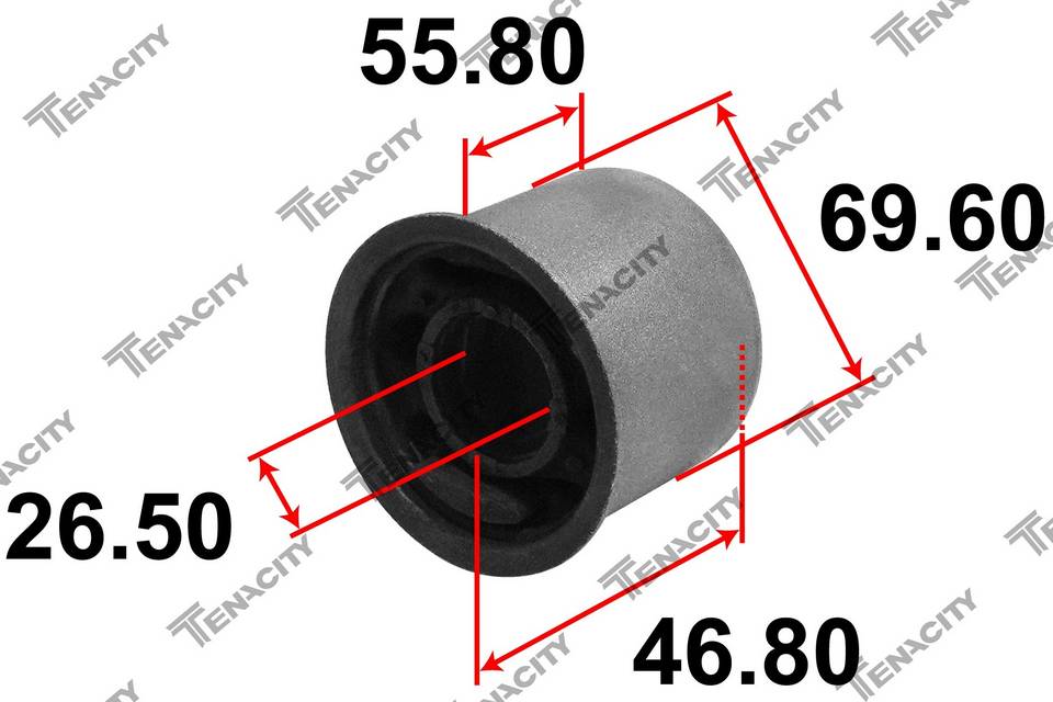 Сайлентблок рычага Tenacity (4409) AAMHO1167 Rear (без обоймы)