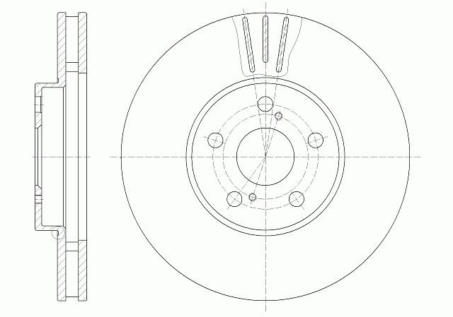 Диск тормозной вентилируемый G-brake  GR-02292
