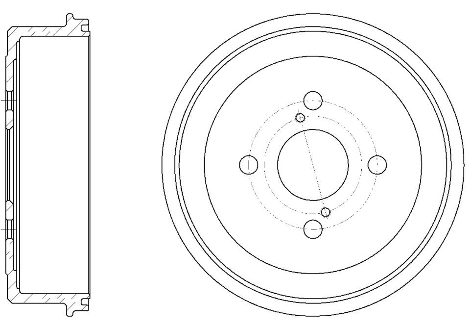 Барабан тормозной G-brake  GD-06046