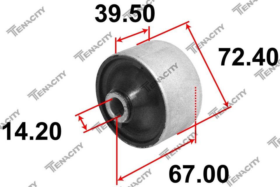 Сайлентблок рычага усиленный Tenacity (4411) AAMTO1410 Rear