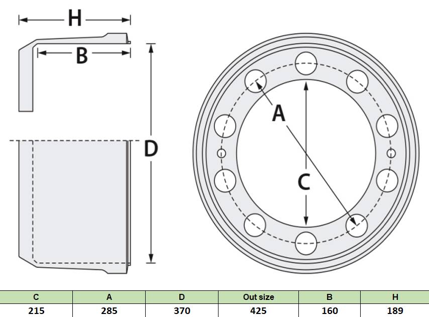Барабан тормозной G-brake  GD-90030