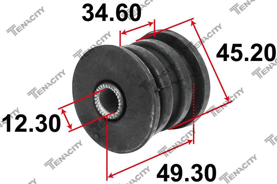 Сайлентблок рычага Tenacity (4318) AAMNI1256 Rear