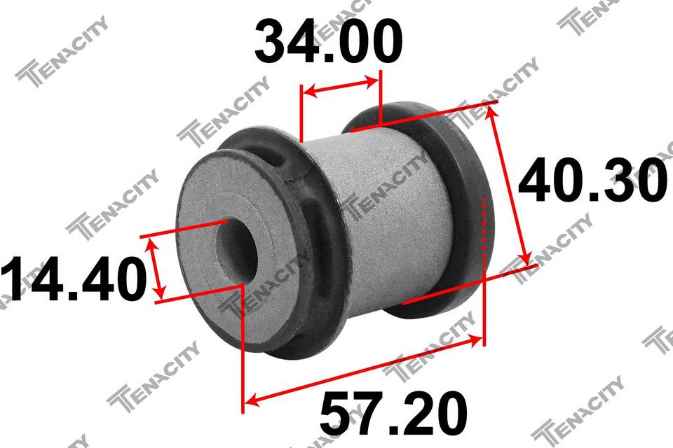 Сайлентблок рычага Tenacity (3989) AAMMA1033 Front