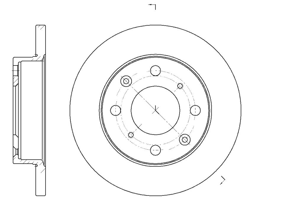 Диск тормозной G-brake  GR-01455