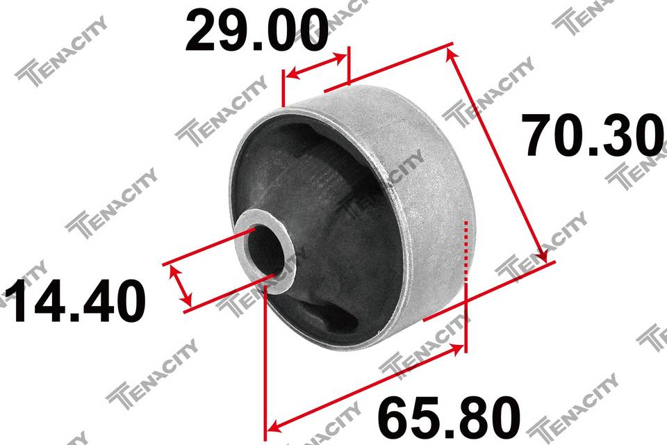 Сайлентблок рычага Tenacity (4237) AAMGM1021 Rear