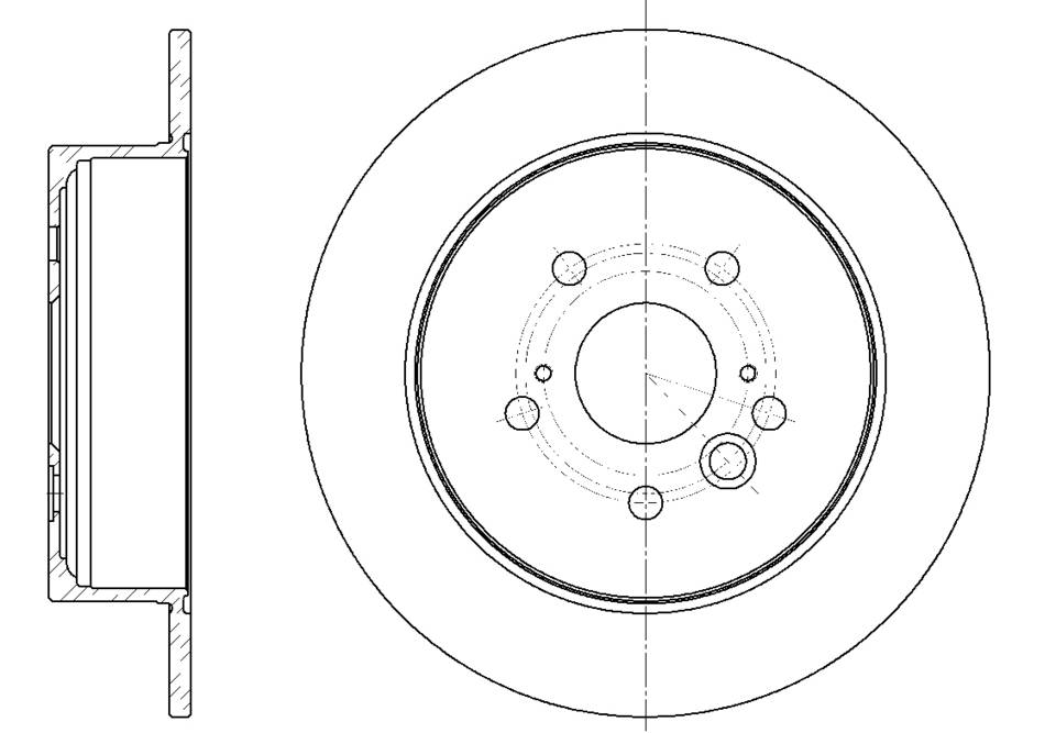 Диск тормозной G-brake  GR-01596