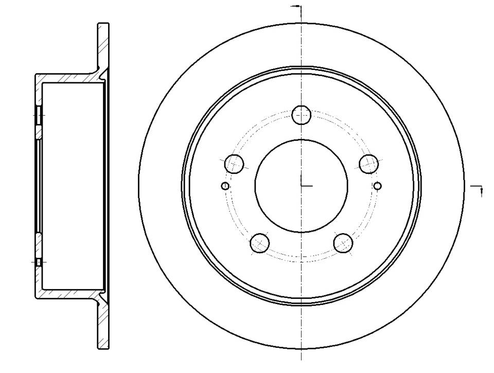 Диск тормозной G-brake  GR-01910