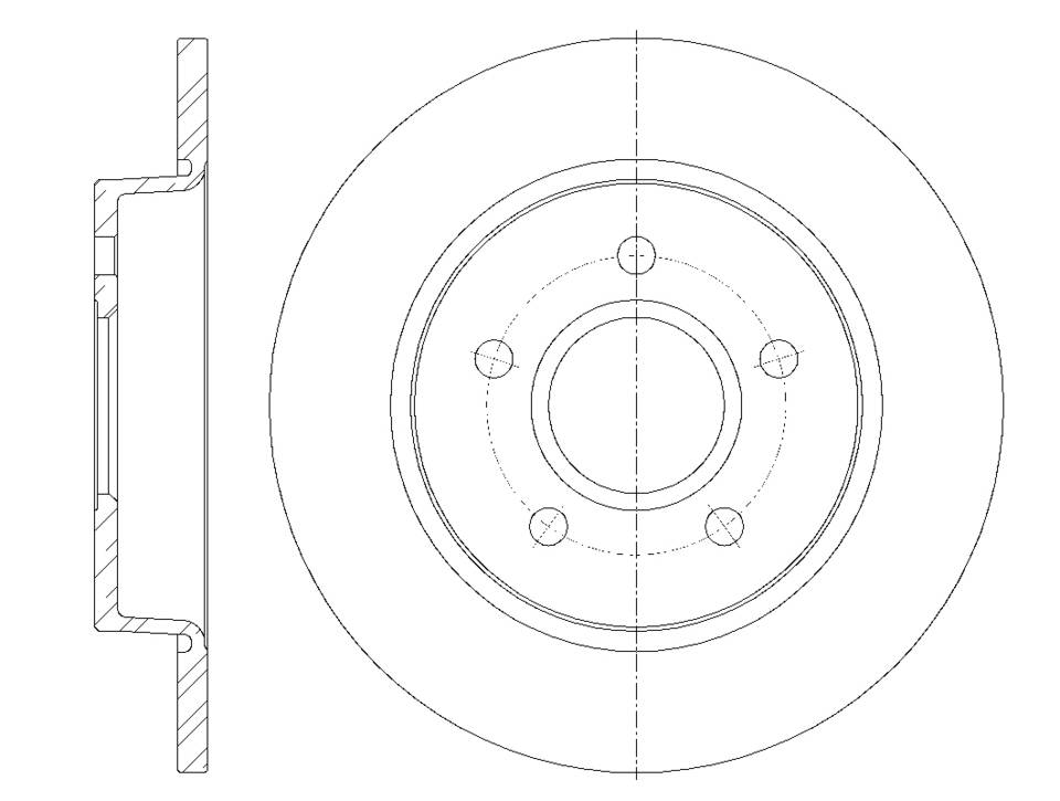 Диск тормозной G-brake  GR-01615