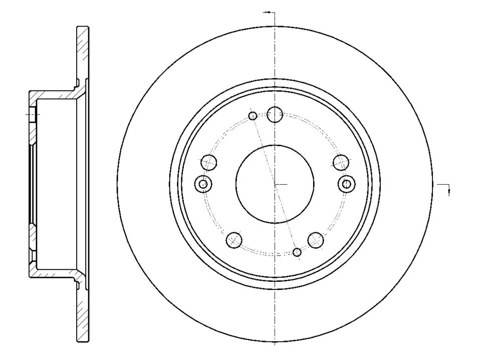 Диск тормозной G-brake  GR-01659