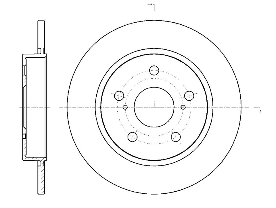 Диск тормозной G-brake  GR-01748