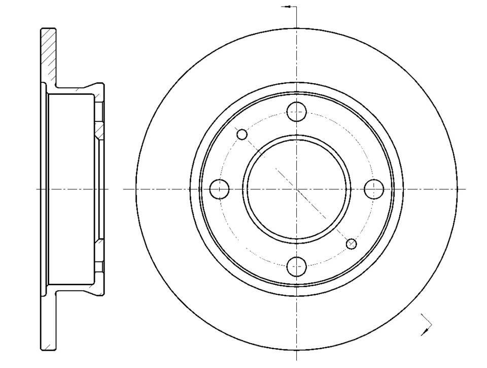 Диск тормозной G-brake  GR-01728