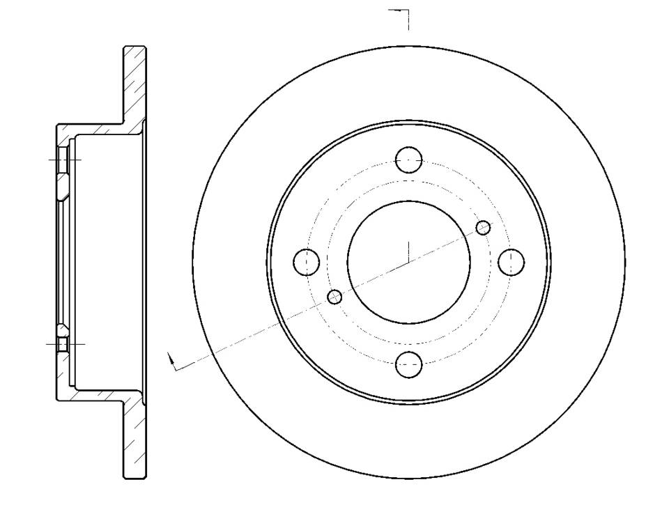 Диск тормозной G-brake  GR-01793